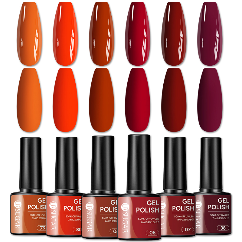 Nail Art Orange - UR SUGAR – Lot de 1/6