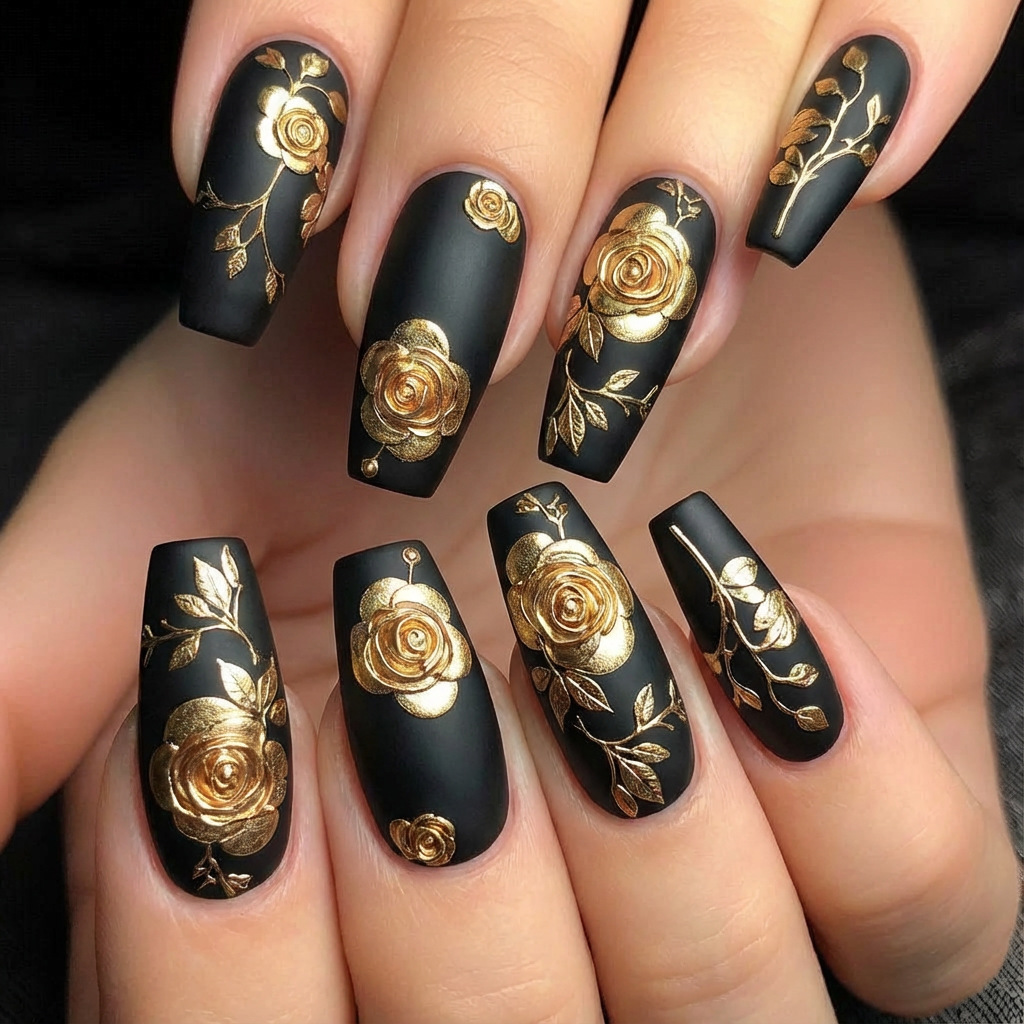 Nail Art Press On - Faux ongles 3D pour femmes et