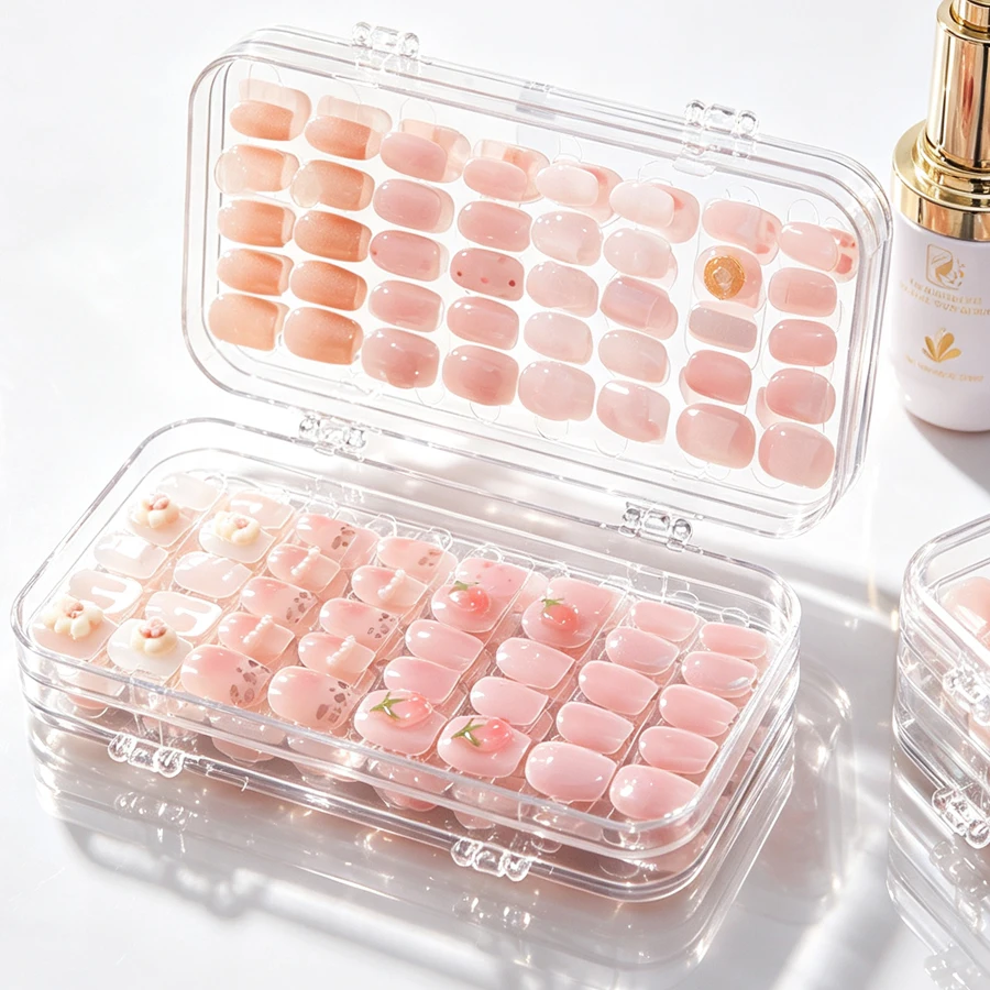 Nail Art Halal - Boîte de rangement transparente pliable pour