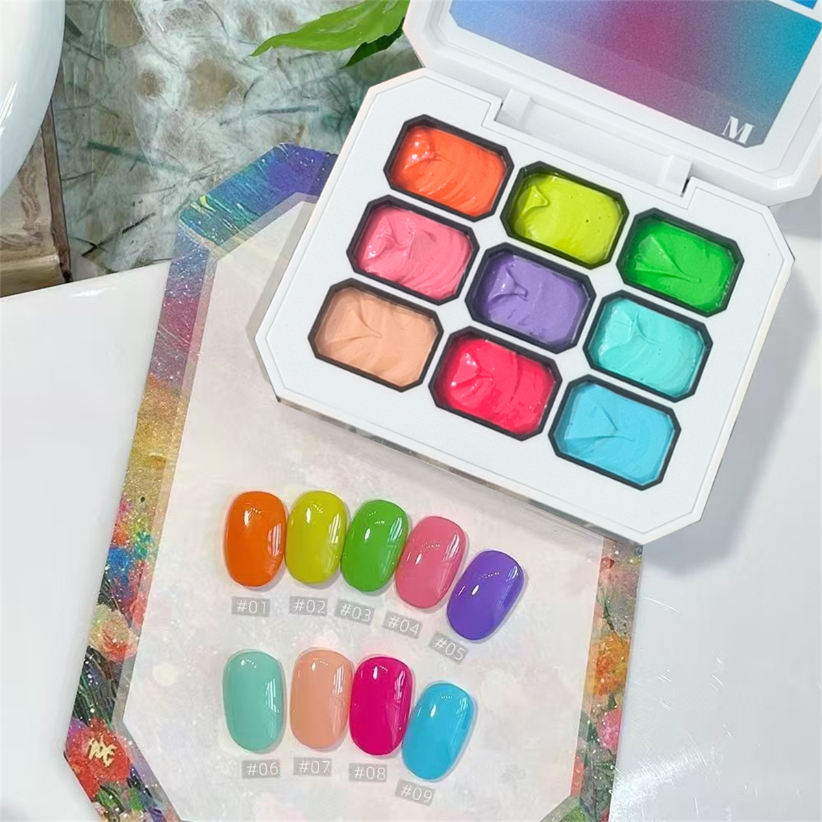 1 pièce Gel de peinture solide - Nail Art Halal avis et prix