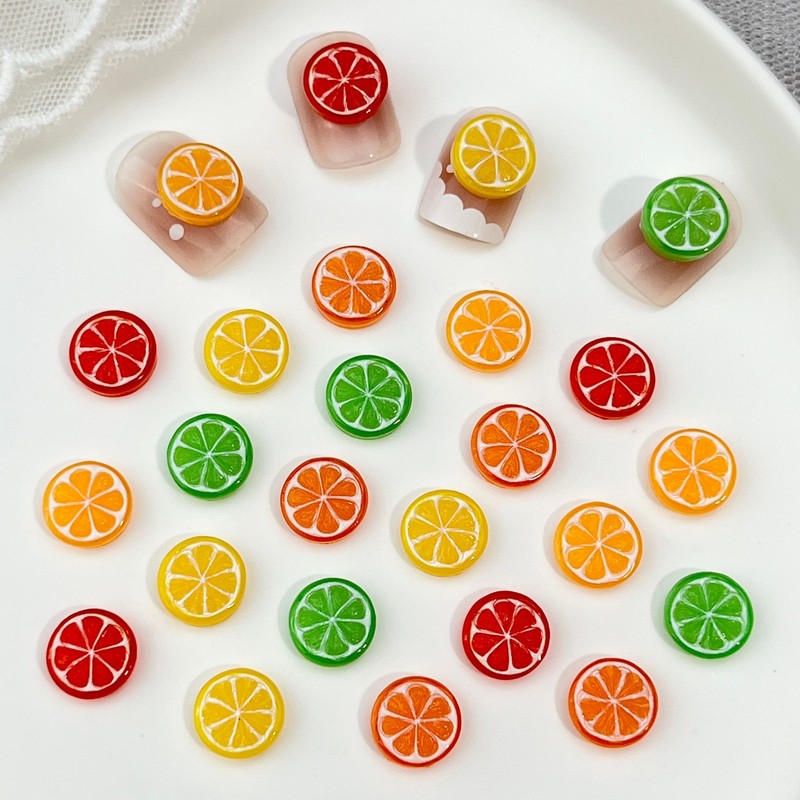 20 pièces de mini décorations  - Nail Art Orange avis et prix
