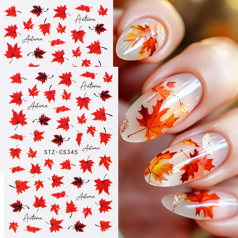2 autocollants pour ongles en  - Nail Art Orange avis et prix