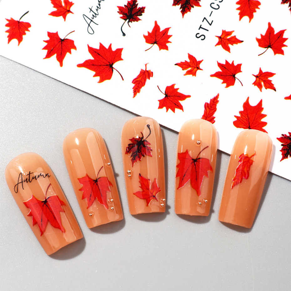 2 autocollants pour ongles en  - Nail Art Orange avis et prix