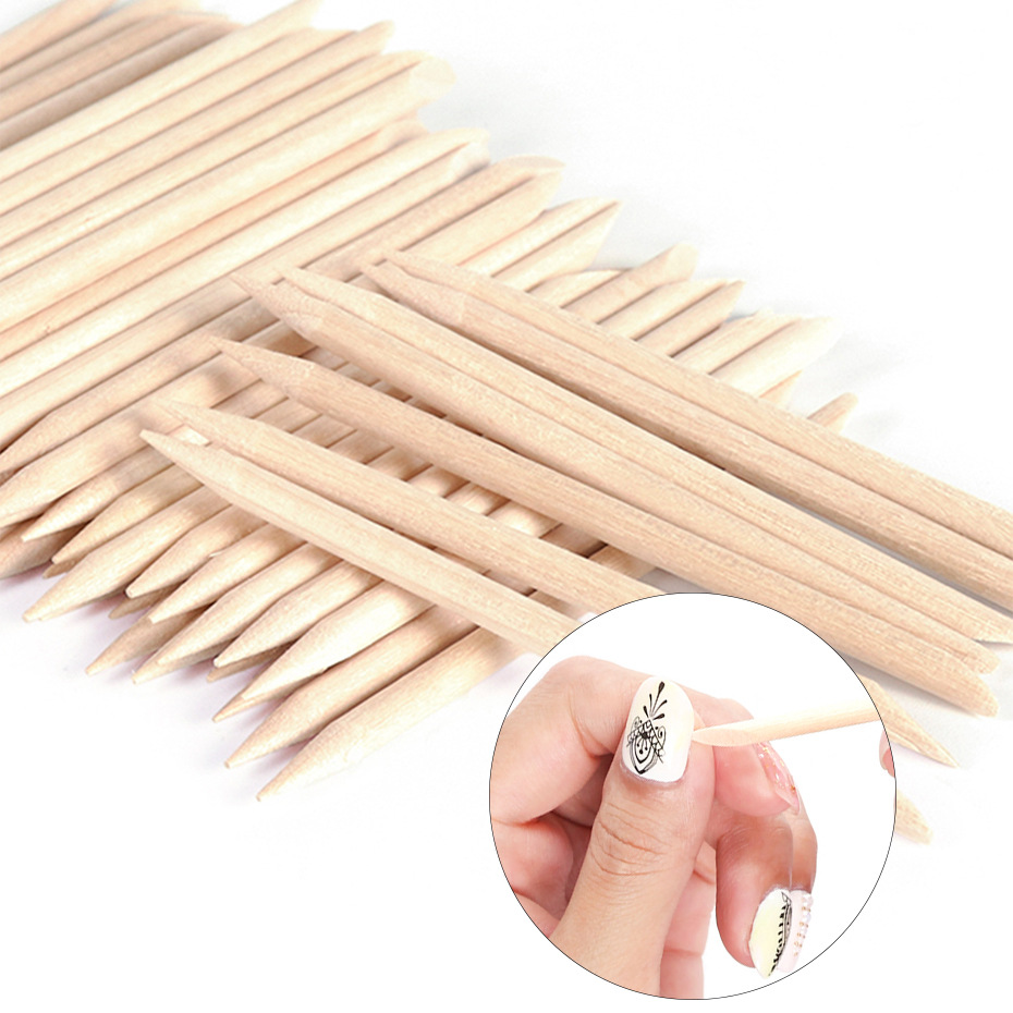 100 bâtonnets en bois d'orange - Nail Art Orange avis et prix