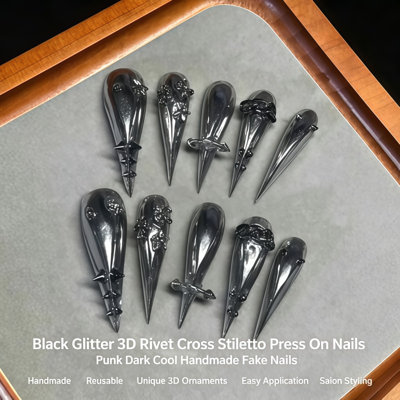 Nouveau lot de 10 faux ongles  - Nail Art Press On avis et prix