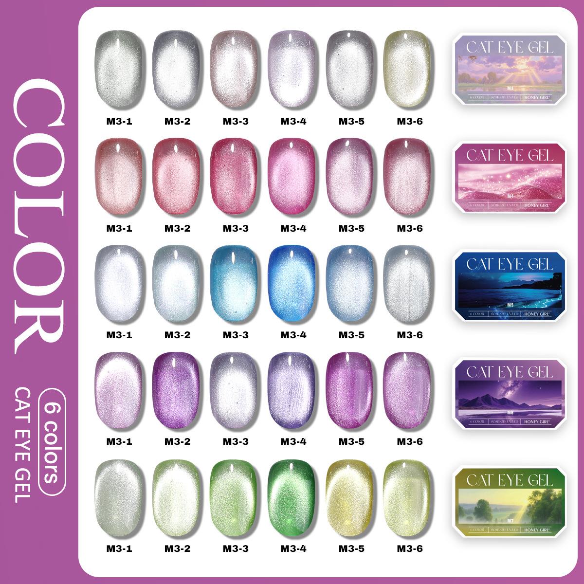 Palette de vernis gel œil de c - Nail Art Halal avis et prix