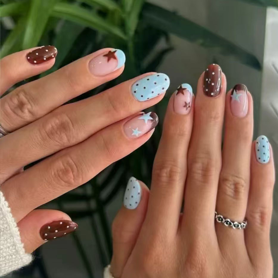24 faux ongles à presser en fo - Nail Art Press On avis et prix