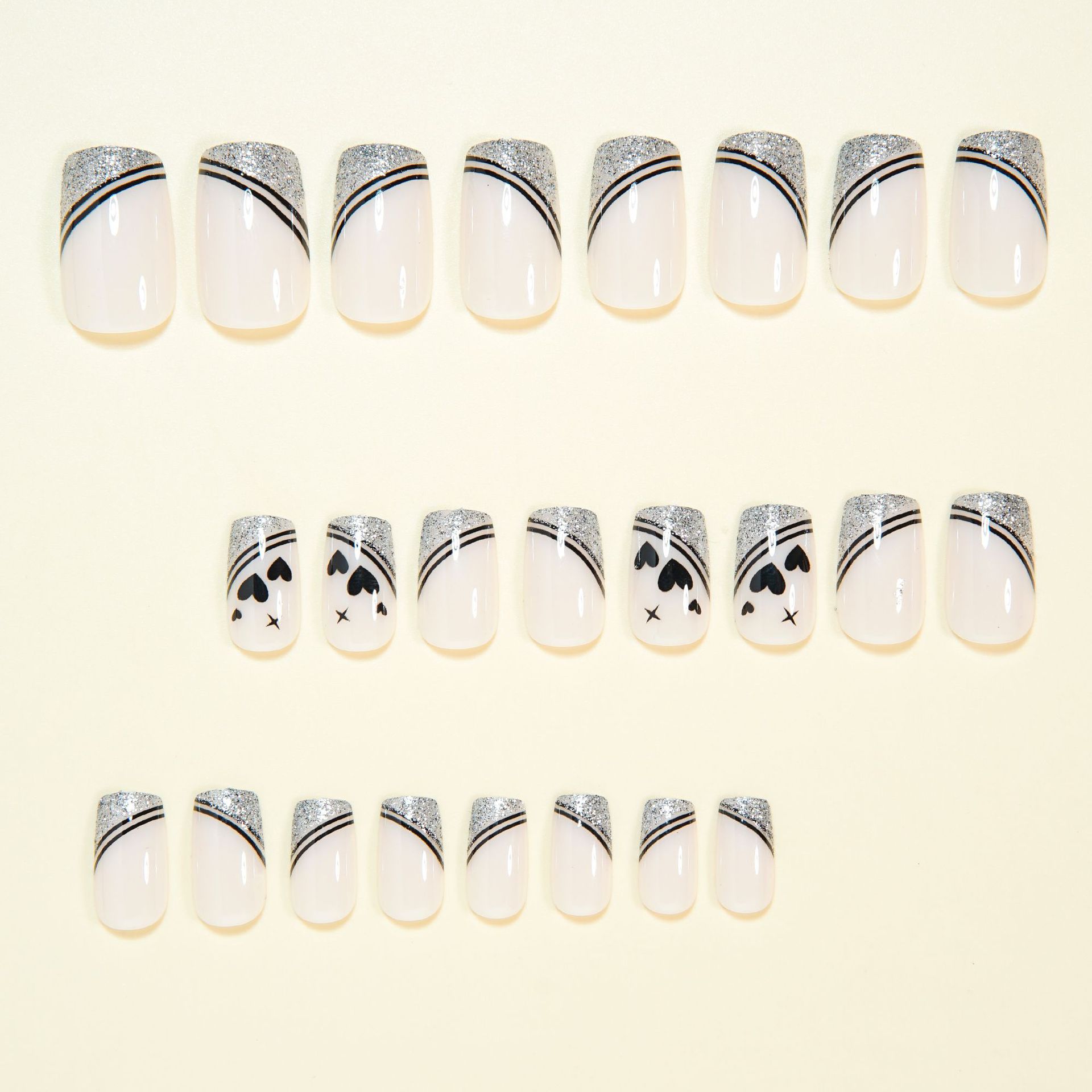 Faux ongles carrés courts pour - Nail Art Press On avis et prix