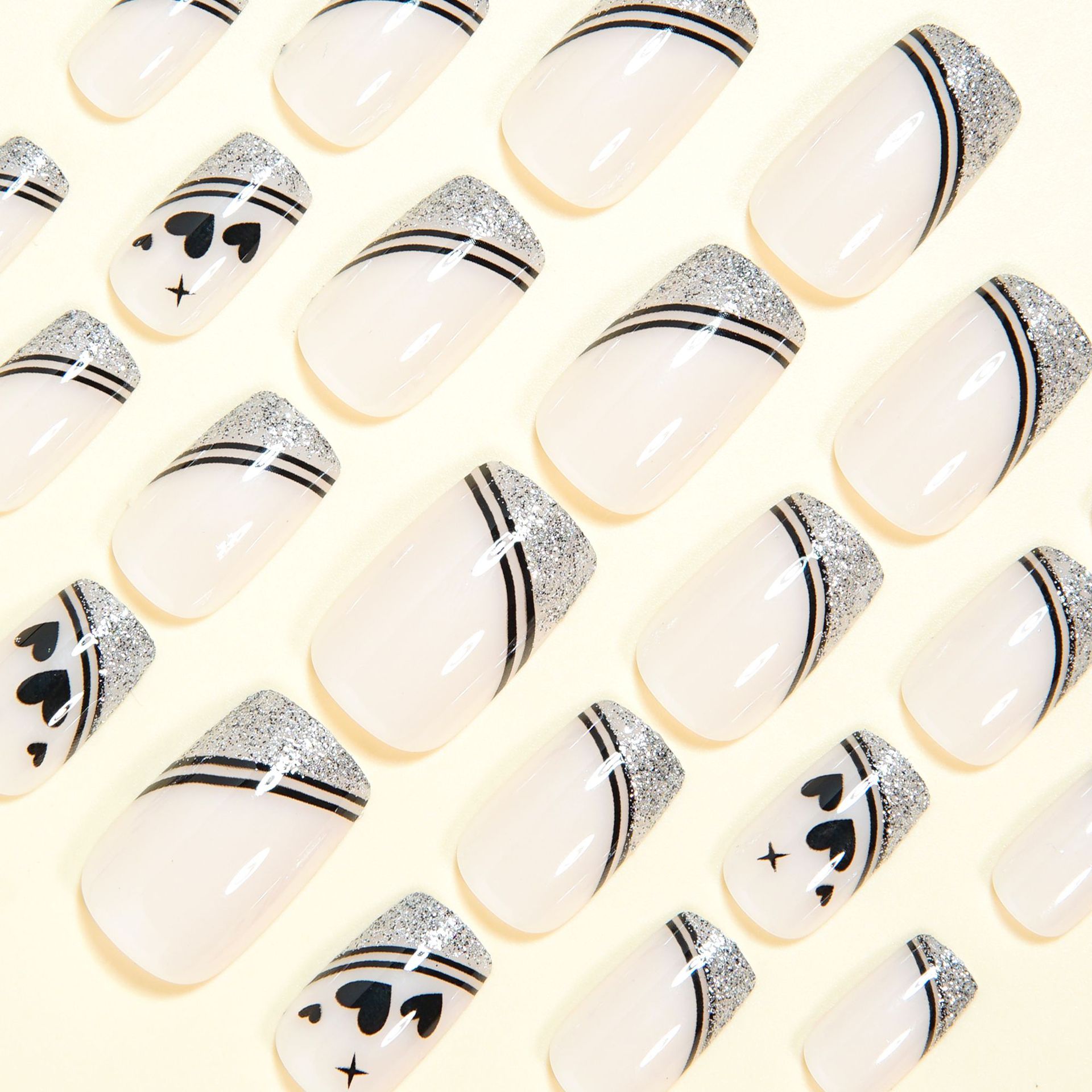 Faux ongles carrés courts pour - Nail Art Press On avis et prix