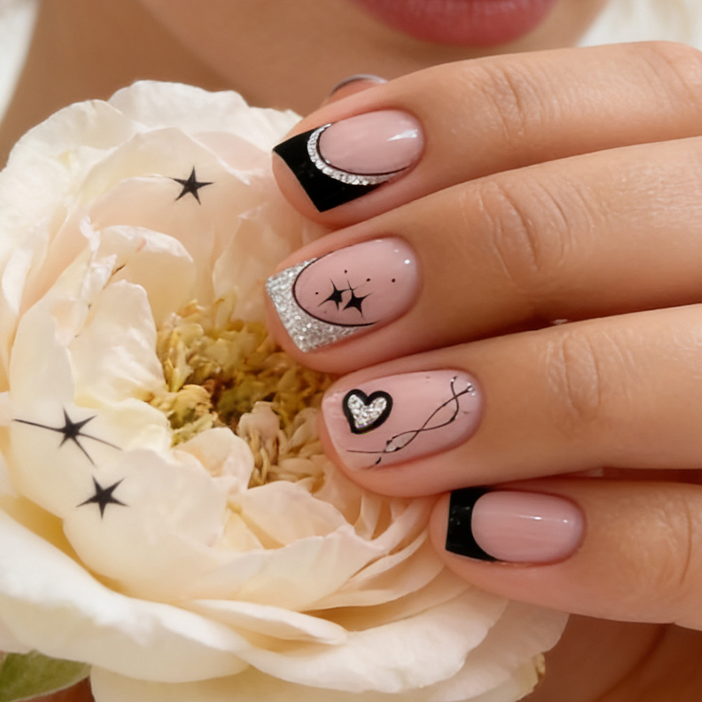 Faux ongles carrés courts pour - Nail Art Press On avis et prix