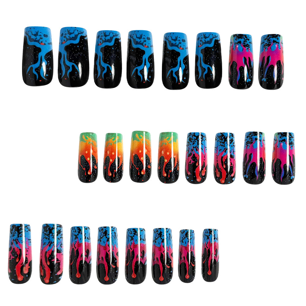 Faux ongles moyens pour femmes - Nail Art Orange avis et prix