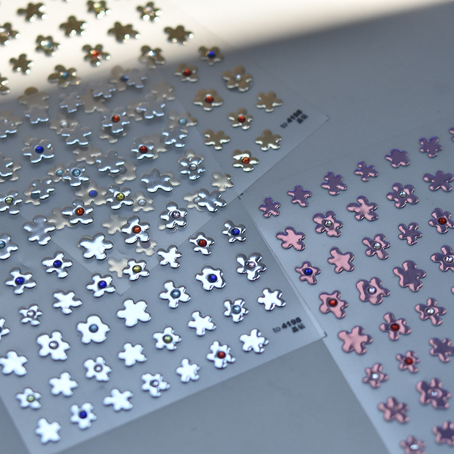 Autocollants 5D colorés pour l - Nail Art Orange avis et prix