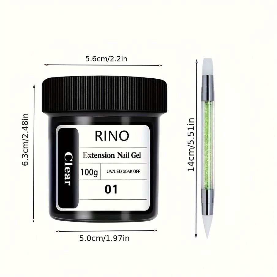 Kit de Gel UV pour Ongles 100g - Nail Art Halal avis et prix