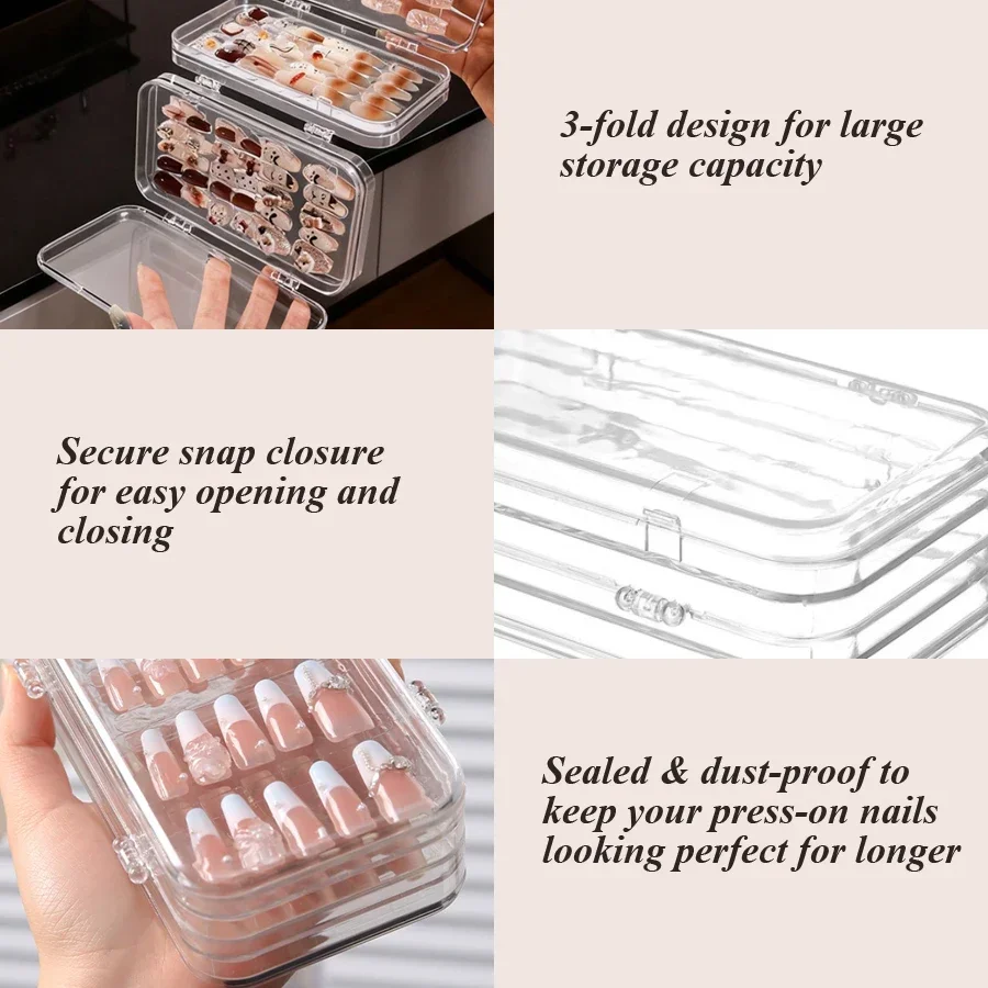 Boîte de rangement transparent - Nail Art Halal avis et prix