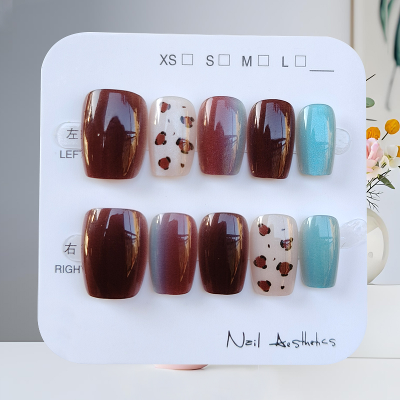 10 pièces automne hiver nouvea - Nail Art Press On avis et prix