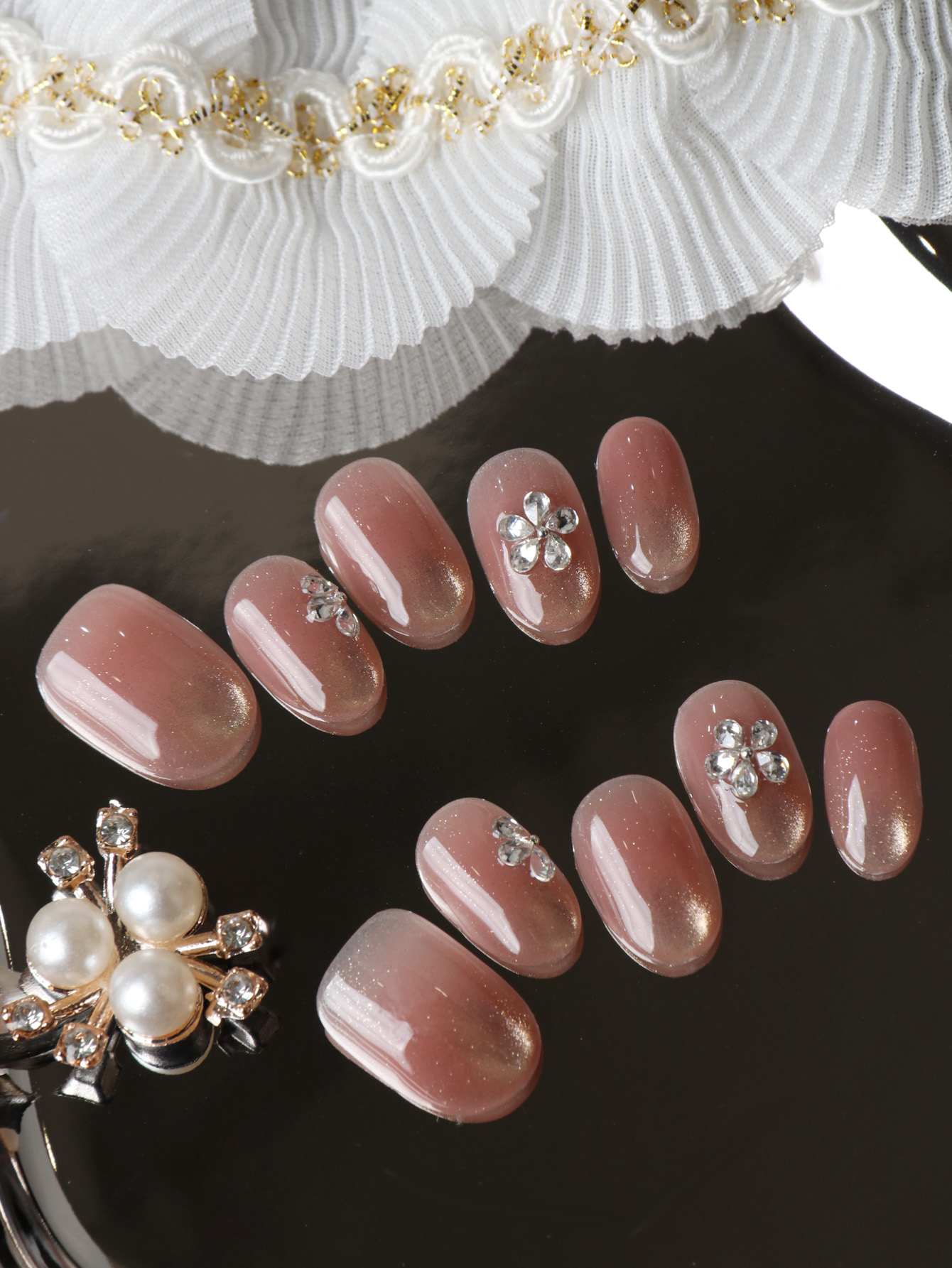 10 faux ongles courts à presse - Nail Art Press On avis et prix